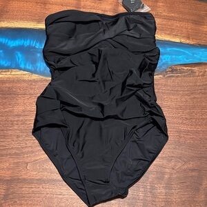 Kona Sol Black One-Piece Swimsuit